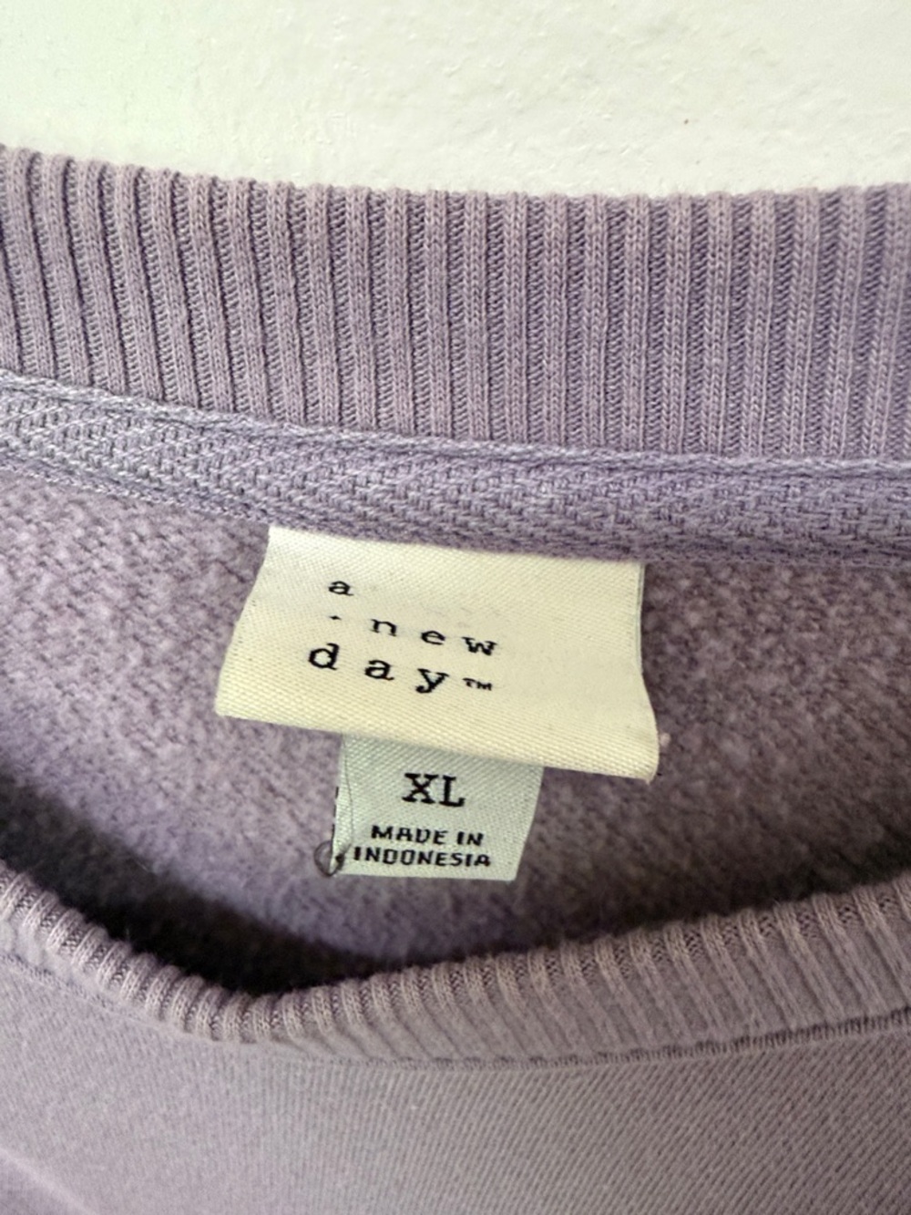 a new day Dusty Purple Puff-Sleeve Sweatshirt - Picture 3 of 5